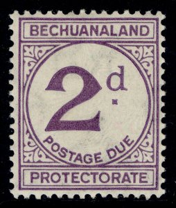 BECHUANALAND PROTECTORATE GV SG D6, 2d violet, NH MINT. ORDINARY