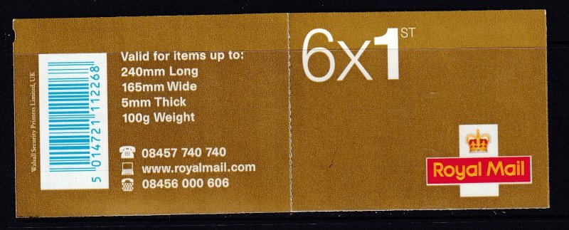 GB   2010 -   LONDON 2010 FESTIVAL OF STAMPS BOOKLET MNH