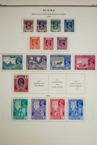 Burma Tough to Find Stamp Collection