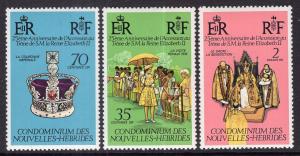 New Hebrides French  233-235 MNH VF