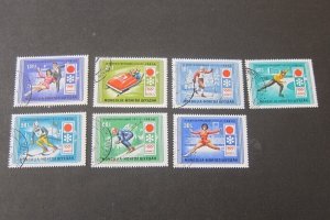 Mongolia 1972 Sc 650-57 Olympic CTO set FU