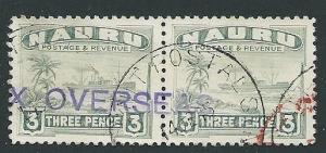 NAURU 1945 3d pair Australian military cds etc.............................43398