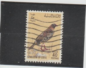 Libya  Scott#  274  Used  (1965 Libyan Barbary Partridge)