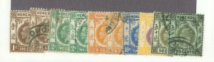 Hong Kong #109/119a Used