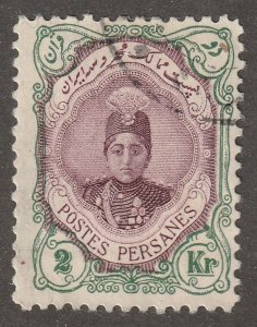 Persia, Middle east, stamp, Scott#494,  used, hinged, 2kr