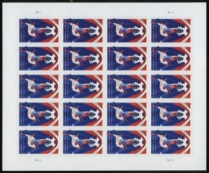 2023 63c Forever Women’s Soccer, Sheet of 20, Imperforate Scott 5754 Mint VF NH