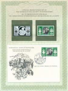 Monaco 1981 Pr. Gracia Presentation set with FDC, silver and mint stamp and COA