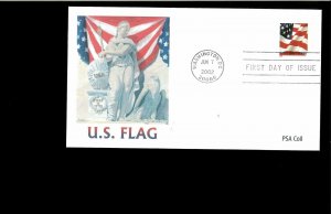 2002 FDC US Flag Washington DC