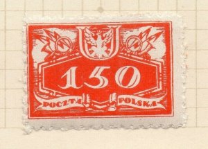 Poland 1920 Early Issue Fine Mint Hinged 150h. NW-184398