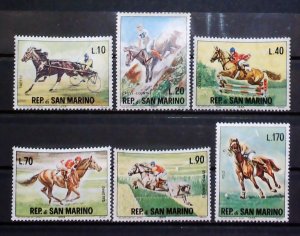 1966 Race Horses Trot Gallop Equestrian Sports MNH** Full Set A20P44F2711-