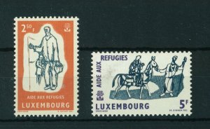 Luxembourg 1960 World Refugee Year full set of stamps. MNH. Sg 668-669