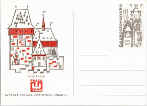 Czechoslovakia, Worldwide Government Postal Card