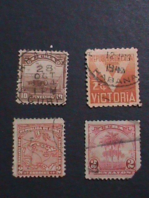 ​CUBA-1899 VERY OLD CUBA STAMPS USED- VERY FINE WE SHIP TO WORLD WIDE.