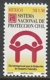 MEXICO 1834, CIVIL PROTECTION SYSTEM. MINT, NH. VF.