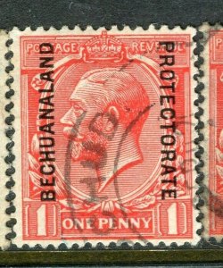 BECHUANALAND; 1927 early GV issue fine used 1d. value 