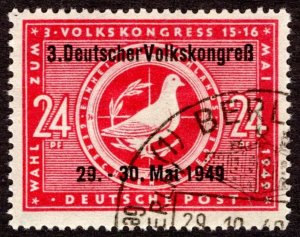 1949, Germany 24pf, Used CTO, Sc 10N47