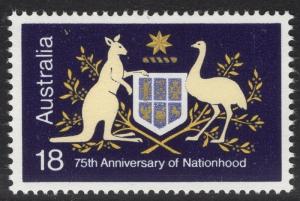 AUSTRALIA SG614 1976 75th ANNIV OF NATIONHOOD TYPE I MNH