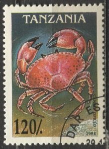 Tanzania 1994: Sc. # 1297; Used CTO Single Stamp