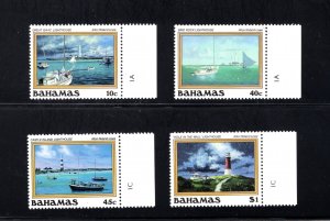 Bahamas 630-633, Lighthouses, Mint (NH), VF,  Cat. $32.50 ....042...