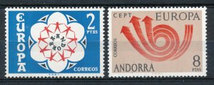 Europa CEPT - Andorra Spain MNH Set (1973)