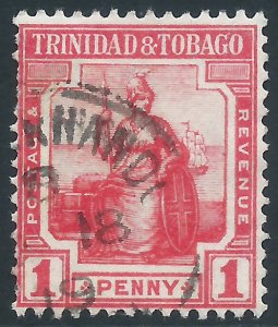 Trinidad & Tobago, Sc #2, 1d Used