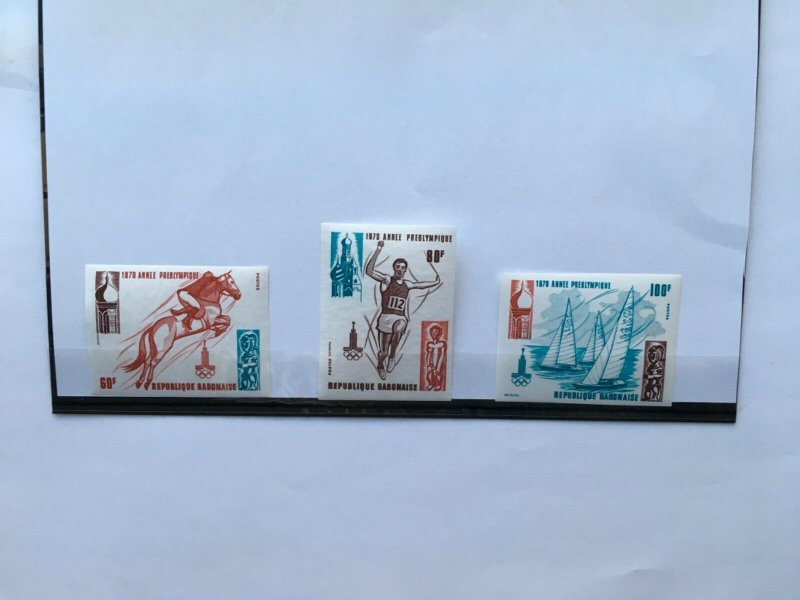 1980 Gabon 1980 Olympic games Moscow Mint Imperforate 