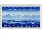 Norway Mint NK 305 Ja Vi Elsker 30 Øre Dark ultramarine