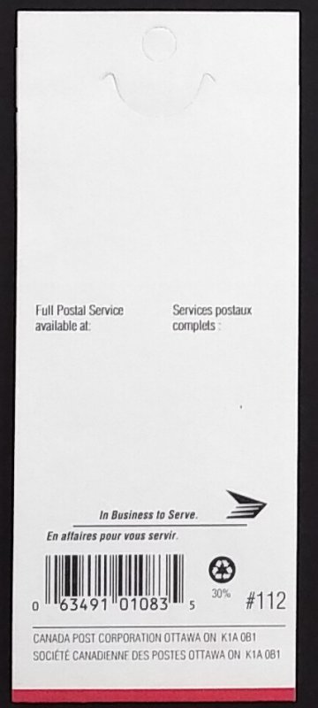 Canada BK181b Booklet