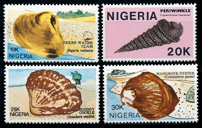 1987 Nigeria 499-502 Sea fauna 10,00 €