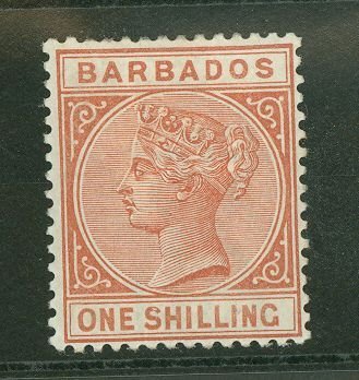 Barbados #67 Unused Single