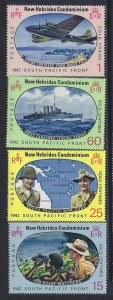 New Hebrides, British, Scott #123-126; Campaign Anniversary, MNH