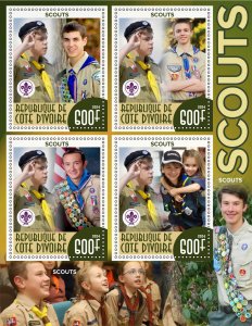 Stamps. Scouts 2024 year 1+1 sheets perforated  NEW