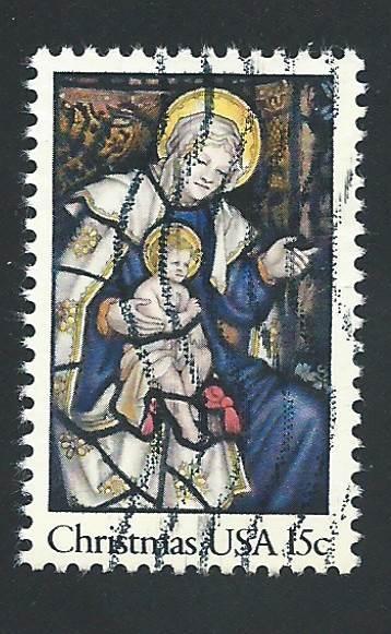 SC# 1842 - (15c) - Christmas '80 - Madonna & Child, Used