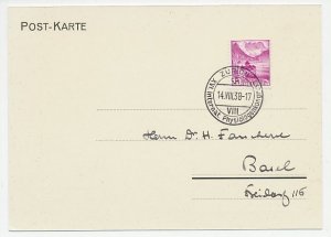 Card / Postmark Switzerland 1938 International Physiologist Congress