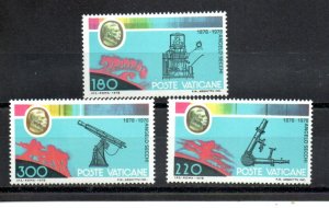 Vatican City 654-656 MNH