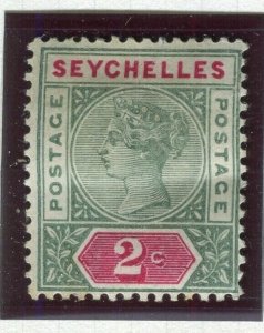 SEYCHELLES; 1892 early classic QV issue Mint hinged Shade of 2c. value