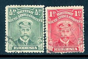 Rhodesia Sc # 119-120 used (RS-3)