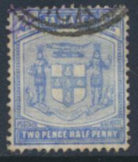 Jamaica SG 42 Used   SC# 46   see details  Pale Ultramarine