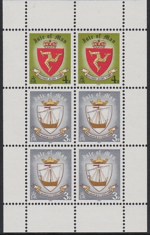 146a Isle Of Man Booklet Pane MNH