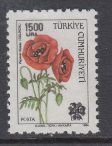 Turkey 2480 Flower MNH VF