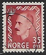 Norway # 312 - King Haakon - used......{GR43}