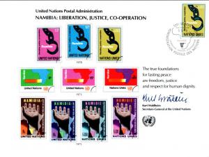 UN SC13 Namibia Geneva Cancel FDC
