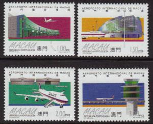 Macao #799-802 MNH Set, Macao Airport