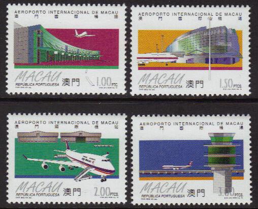 Macao #799-802 MNH Set, Macao Airport