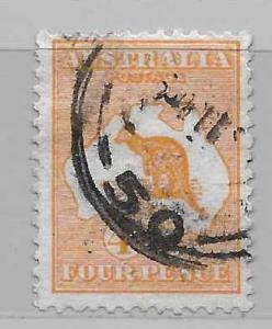 Australia 6 4d roo single Used (z3)