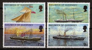 ZAYIX Guernsey 64-67 MNH Sailing Ships Mail Boats 101623SM75M