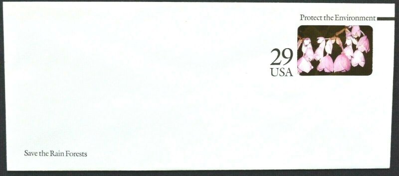 1992 US Sc. #U627 stamped envelope, 29 cent unused, very good shape