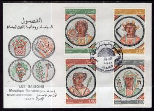 Algeria 591-594 U/A FDC