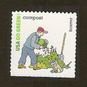 US 4524g Go Green Compost F single MNH 2011