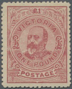 MOMEN: VICTORIA SG #431a 1905-13 P12.5 MINT OG LH £350 LOT #62261